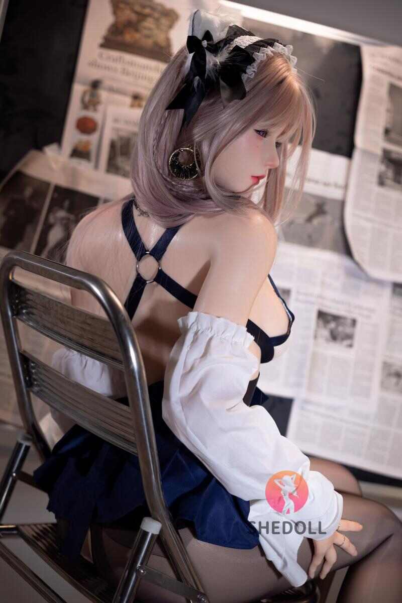 SHEDOLL 江小婉 168cm | Dカップ 黑絲貓耳女僕風 | 甘美狂野・巨乳纖腰 | 可動眼定制 | 宅男慾望極品